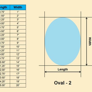 Oval Shape - Multiple Sizes - Laser Cut Unfinished Wood Cutout Shapes ...