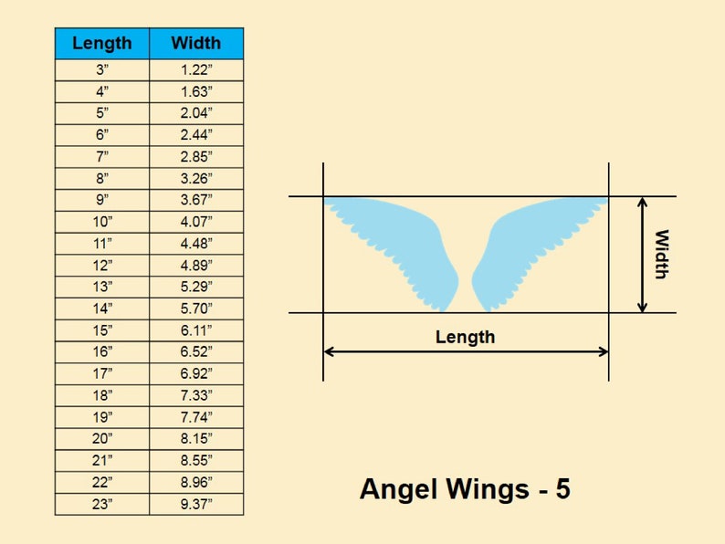 Christmas Angel Wings Shape - Multiple Sizes - Laser Cut Unfinished ...