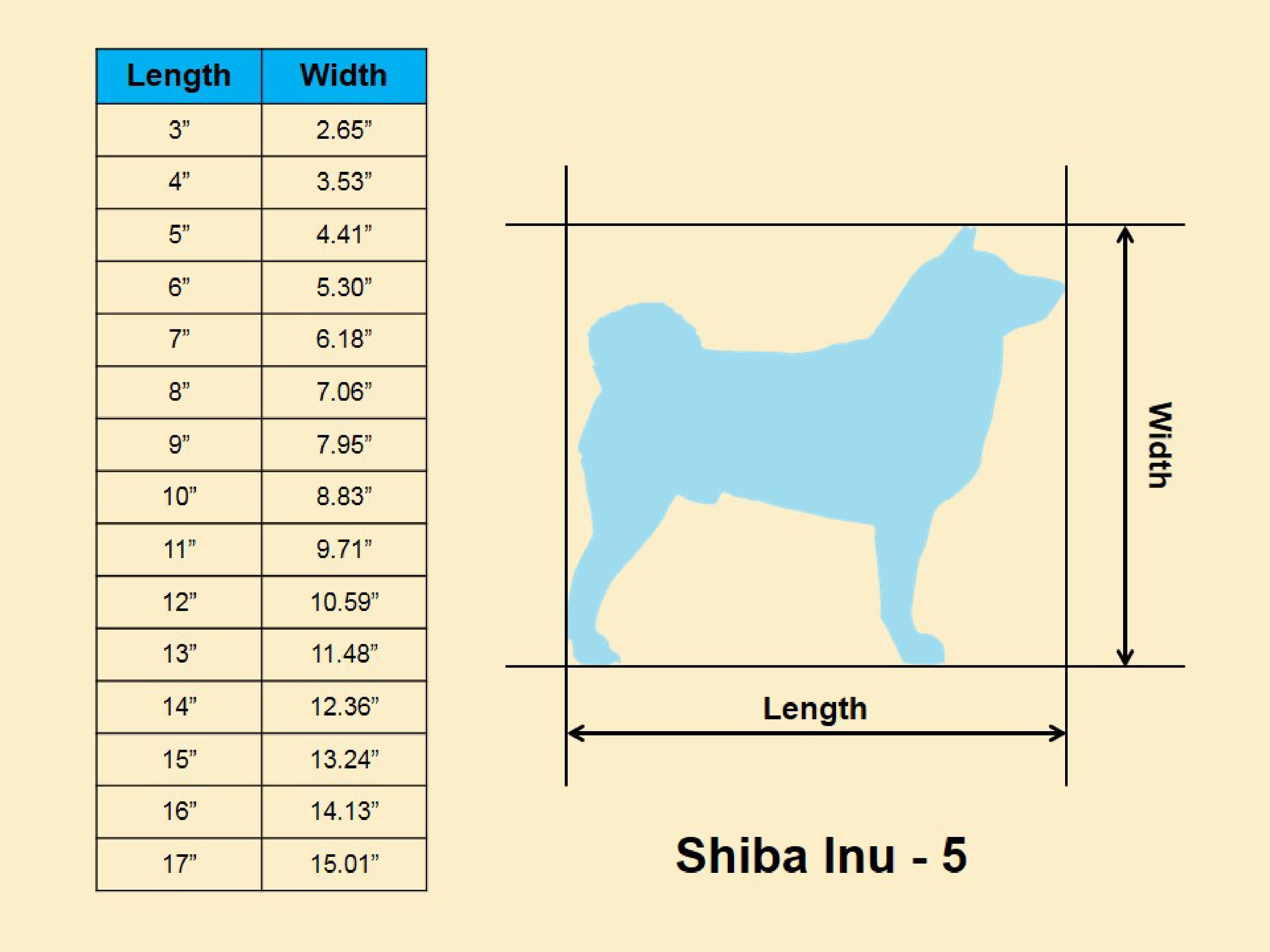 Shiba Inu Dog Animal Shapes - Multiple Sizes - Laser Cut