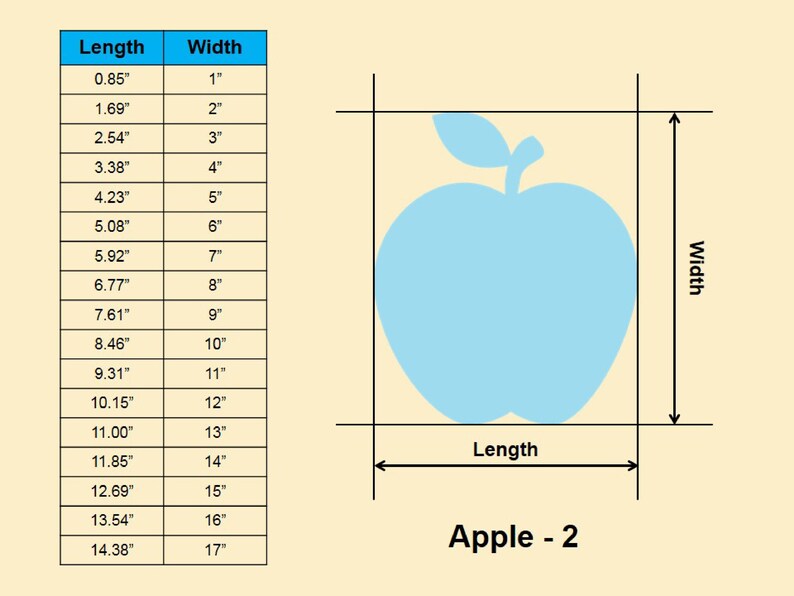 Apple Fruit Shape - Multiple Sizes - Laser Cut Unfinished Wood Cutout ...