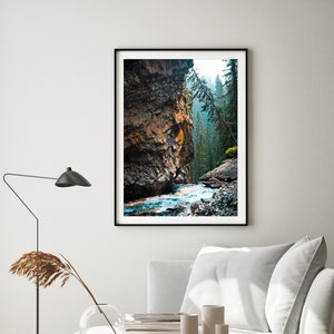 Johnston Canyon - Banff Landscape Photo Print, Wall Art