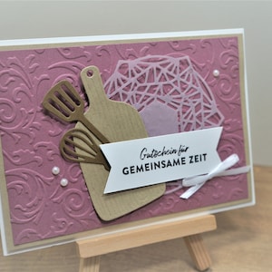 Karte als Geschenk für gemeinsame Zeit