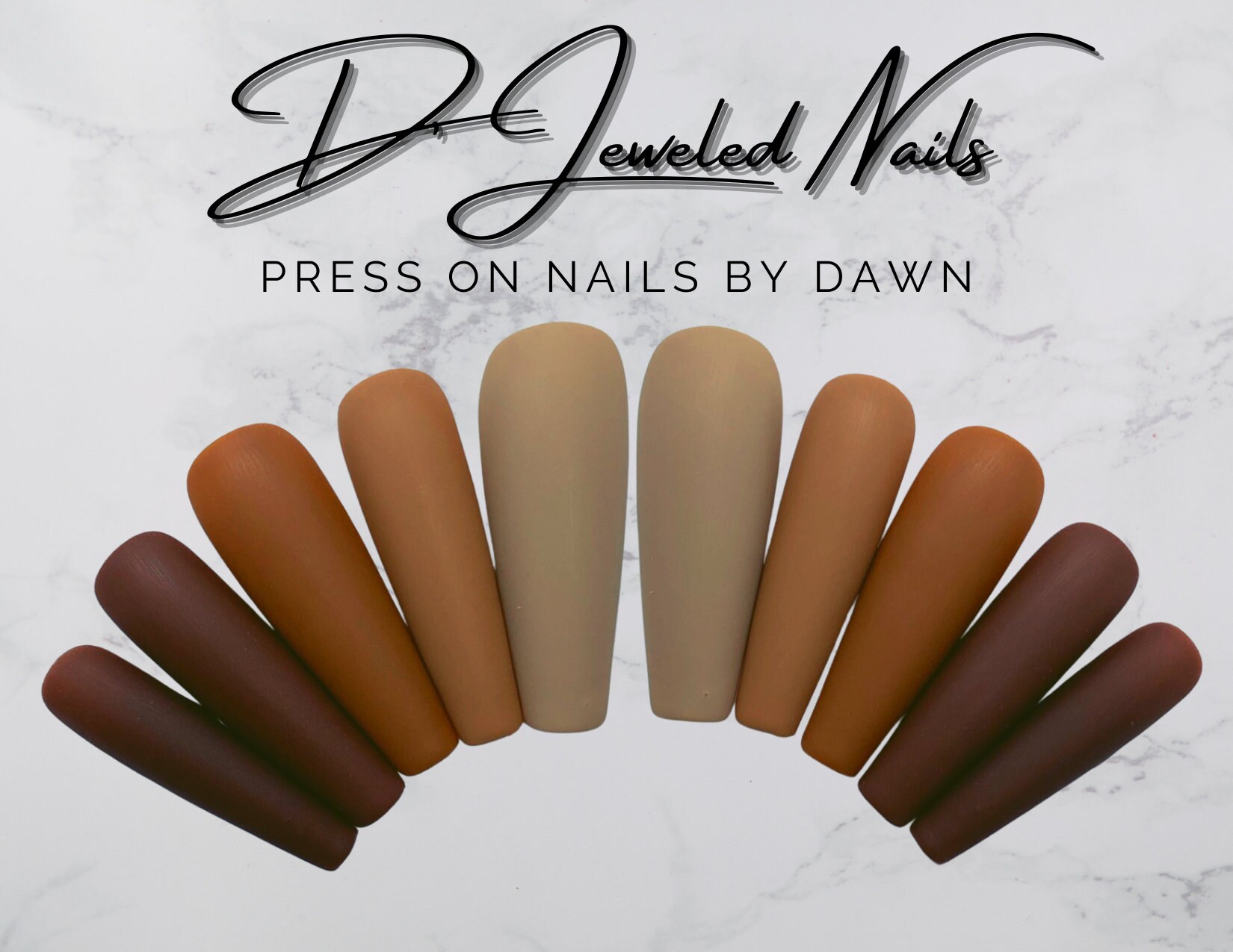 Shades Djeweled Nails Gradient Nails Ombre Melanin Etsy