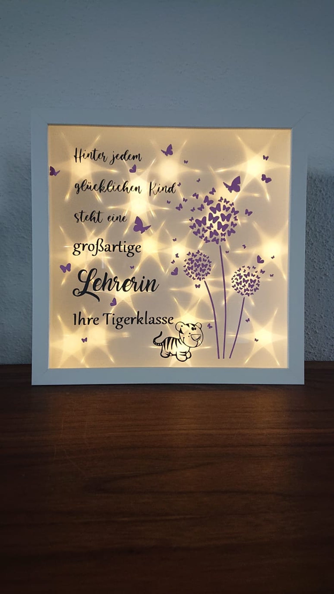 Beleuchteter Bilderrahmen Leuchtbilderrahmen Leuchtrahmen Etsy