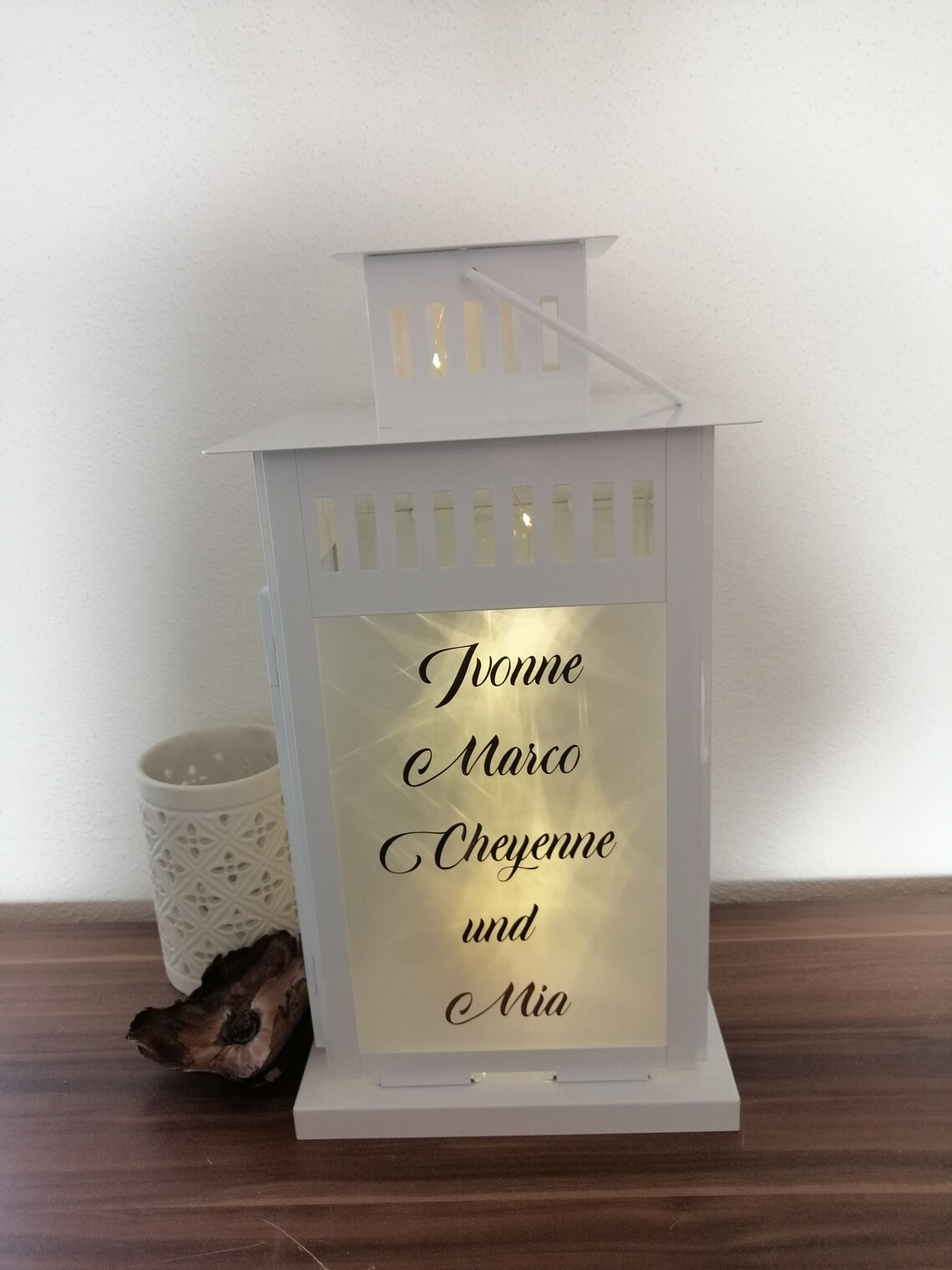 Große Personalisierte Laterne mit Spruch individuell mit Etsy