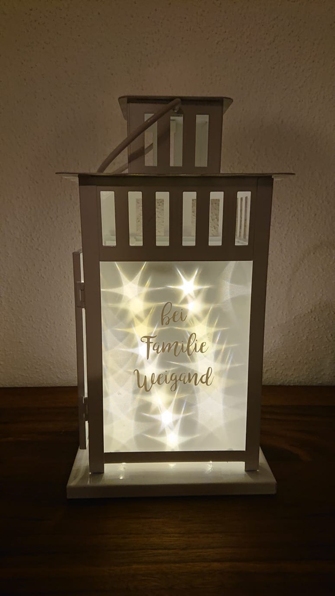 Personalisierte Laterne mit Spruch individuell mit Etsy