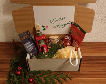 Geschenkbox Wellness, Winter-Auszeit, Geschenkbox Freundin, Weihnachtsgeschenk, Winter-Wellness, personalisierte Geschenkbox, Geschenk
