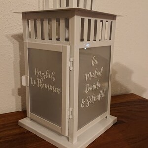 Personalisierte Laterne mit Spruch individuell mit Etsy