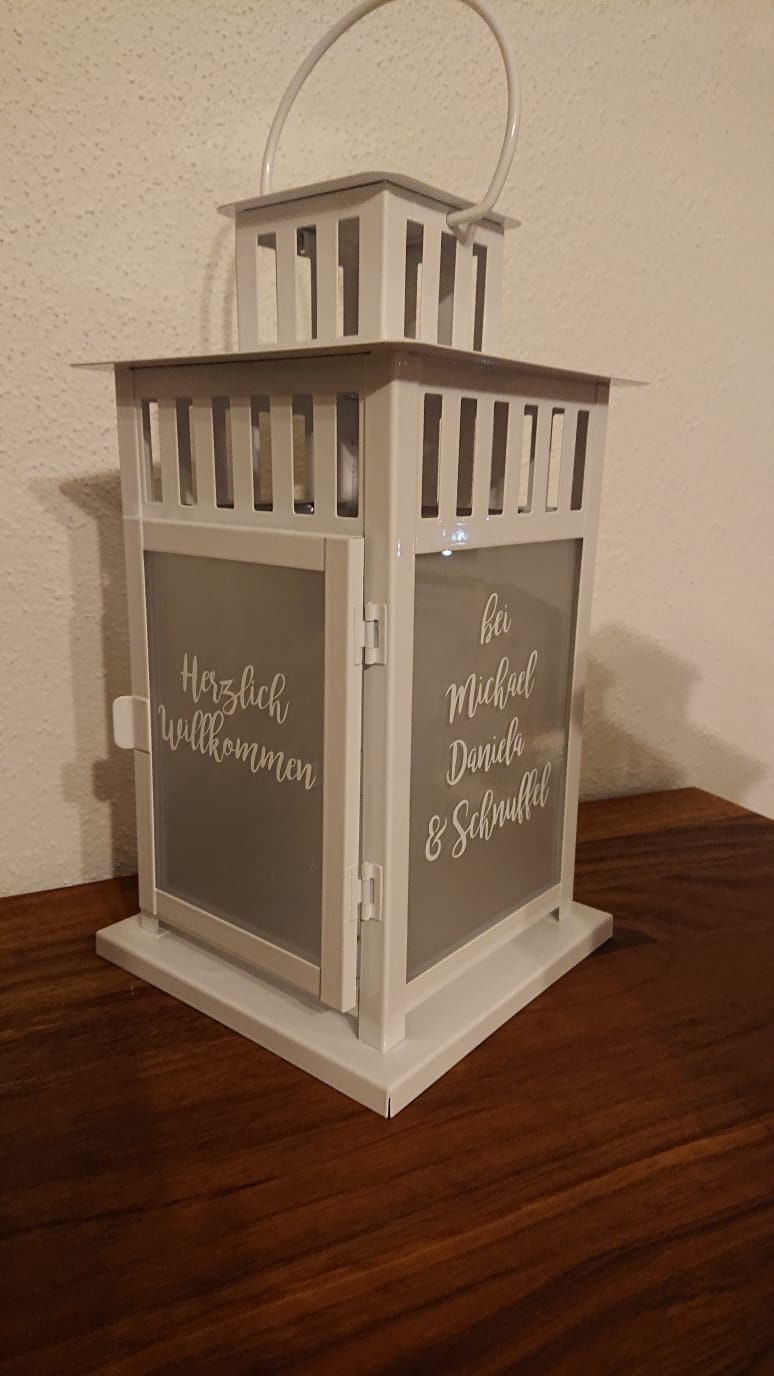 Personalisierte Laterne mit Spruch individuell mit Etsy