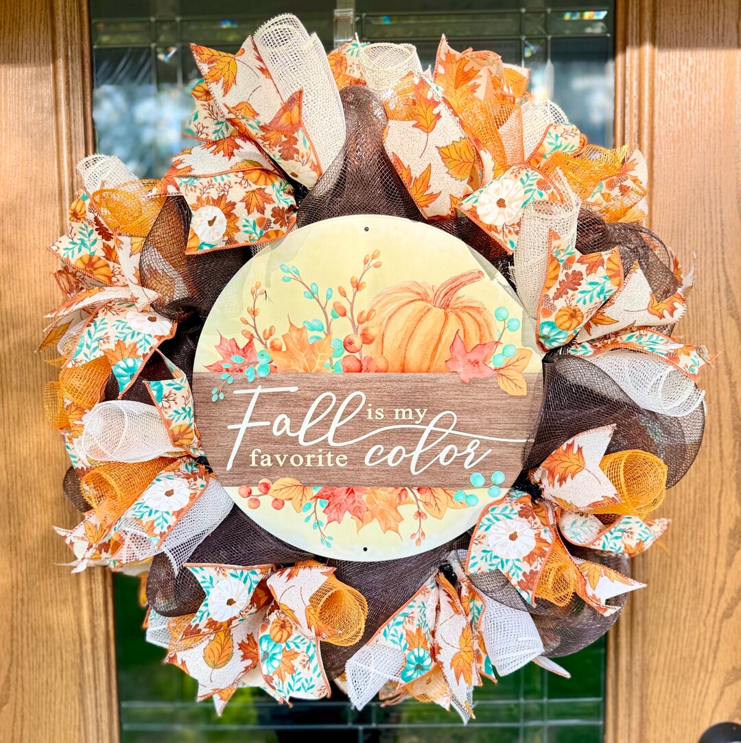 Fall Wreath for Front Door Fall Decor for Porch Fall Decor for Front ...
