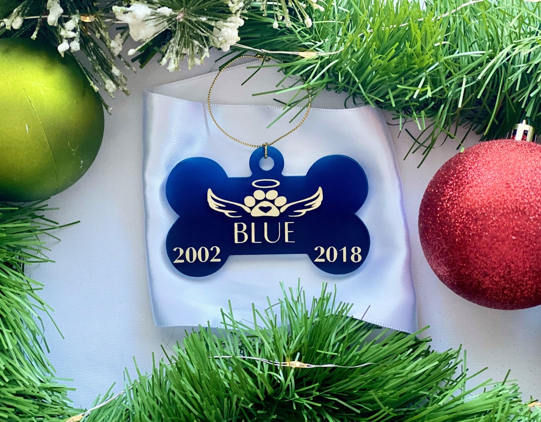 Personalized Pet Memorial Ornament Pet Memorial Gift for Pet Etsy