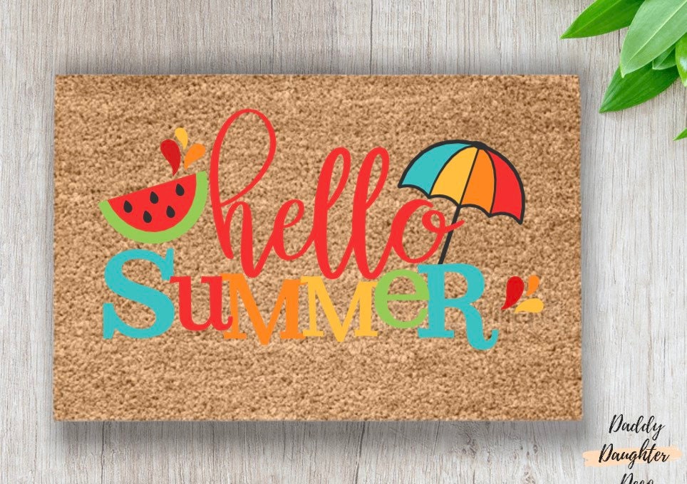 Mat Watermelon Door Mat Watermelon Decor Summer Doormat Summer