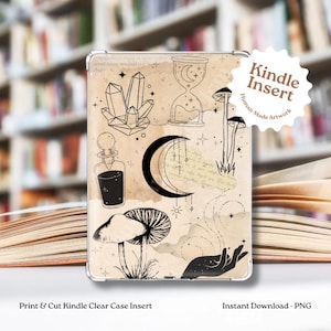 Witchy Kindle Hülle, Magische Symbole, Kindle Basic, Paperwhite, Colorsoft (Digital Download)