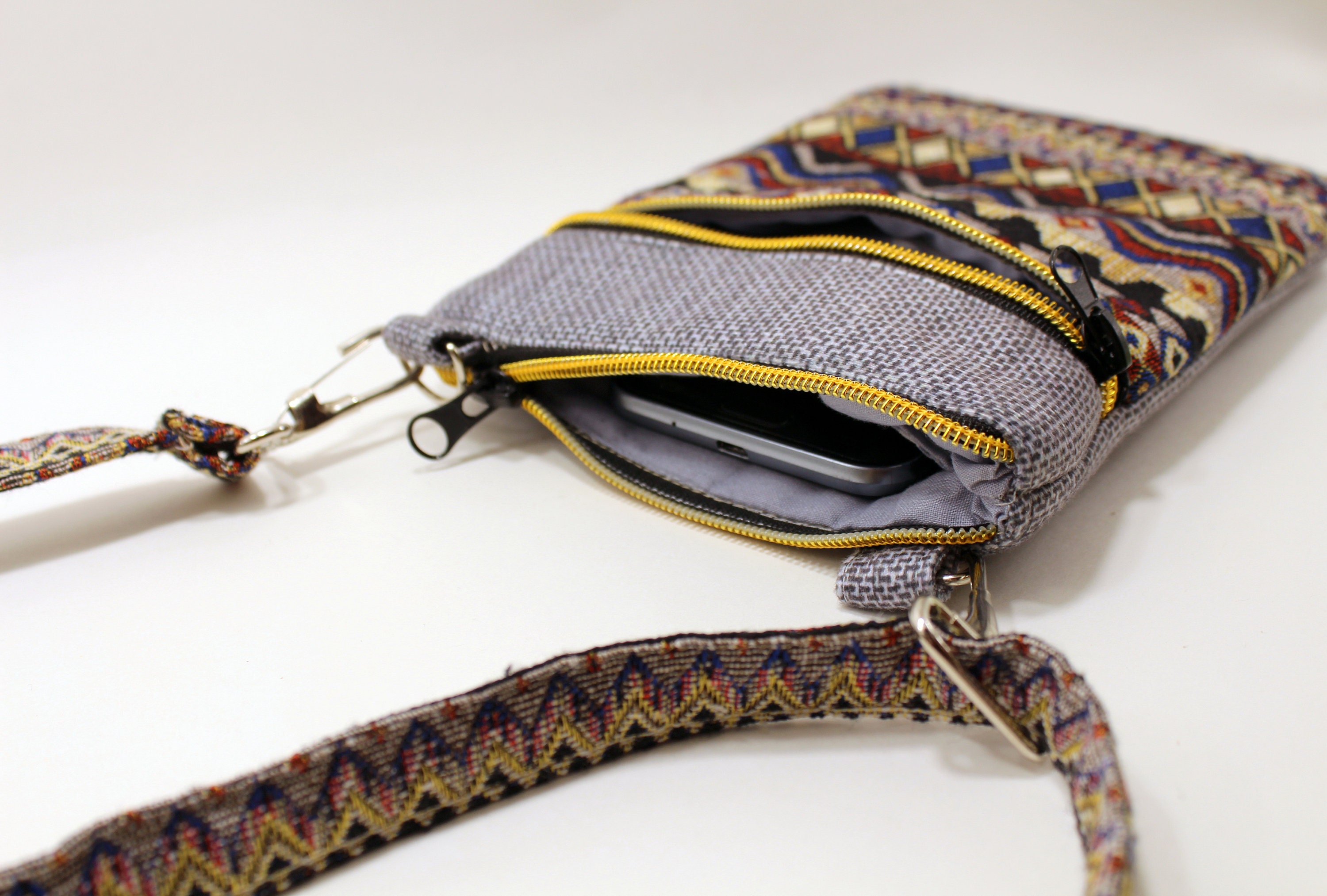 Crossbody wallet purse Smartphone pouch Phone purse Etsy