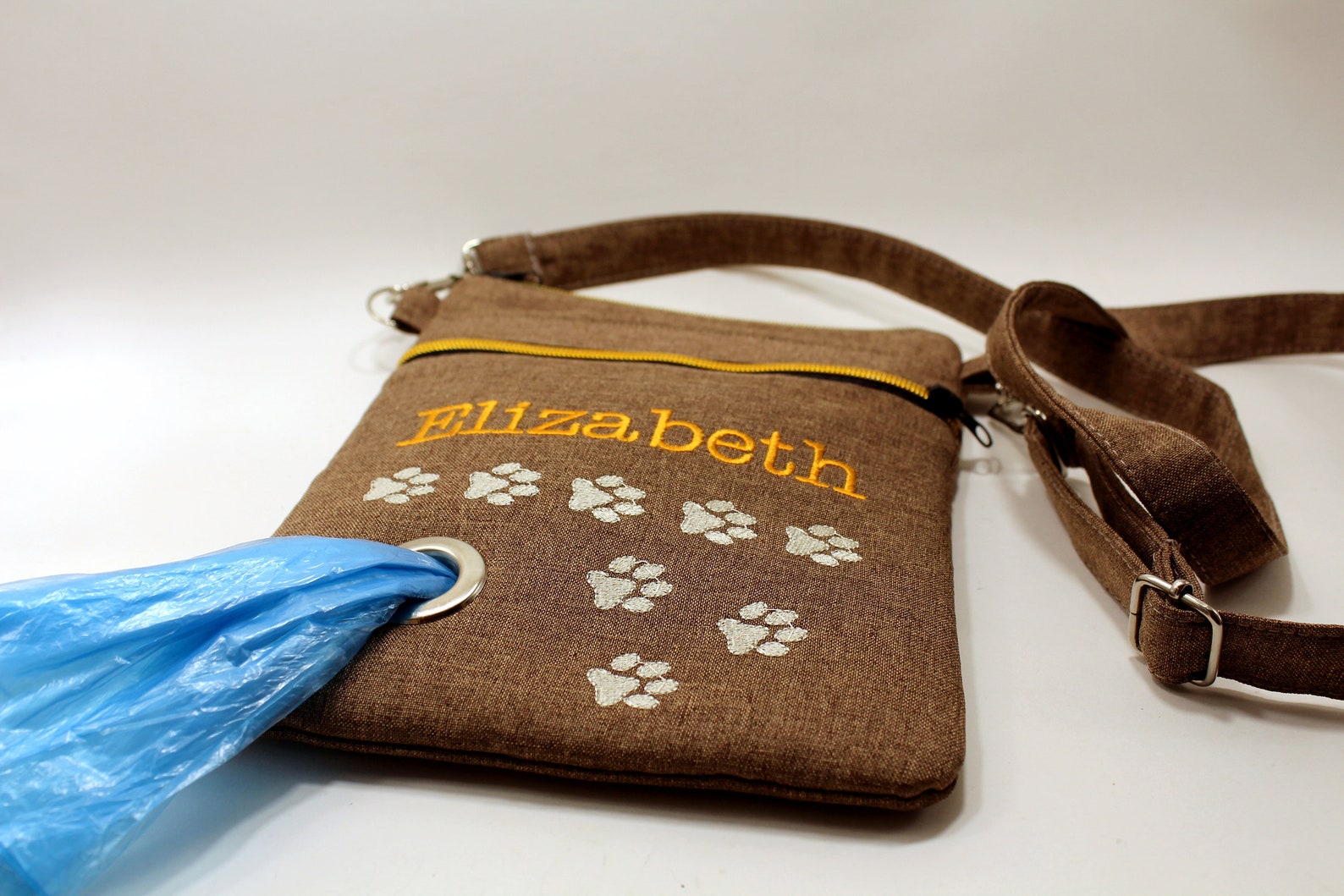 Dog treat pouch cross body Dog walking bag Crossbody cell Etsy