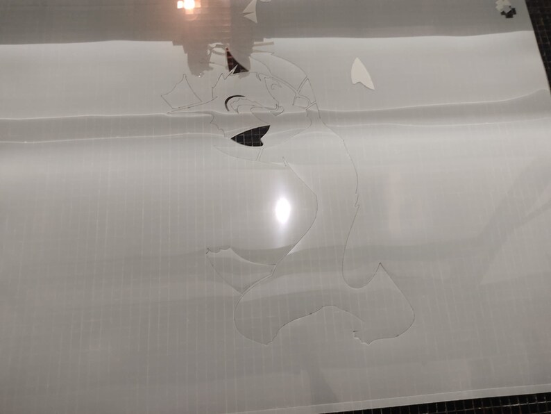 Laser Cut Stencil of Tom and Jerry, 6 Layer, Wall Art Stencil, Children