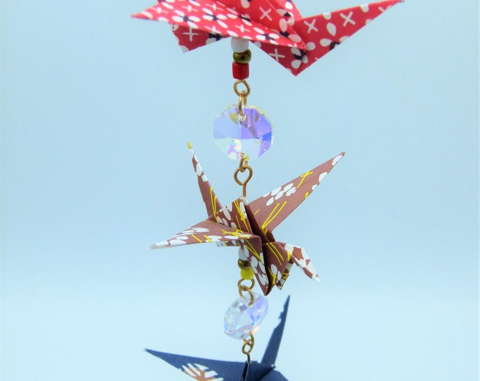 Triple Origami Suncatcher Ornament Etsy