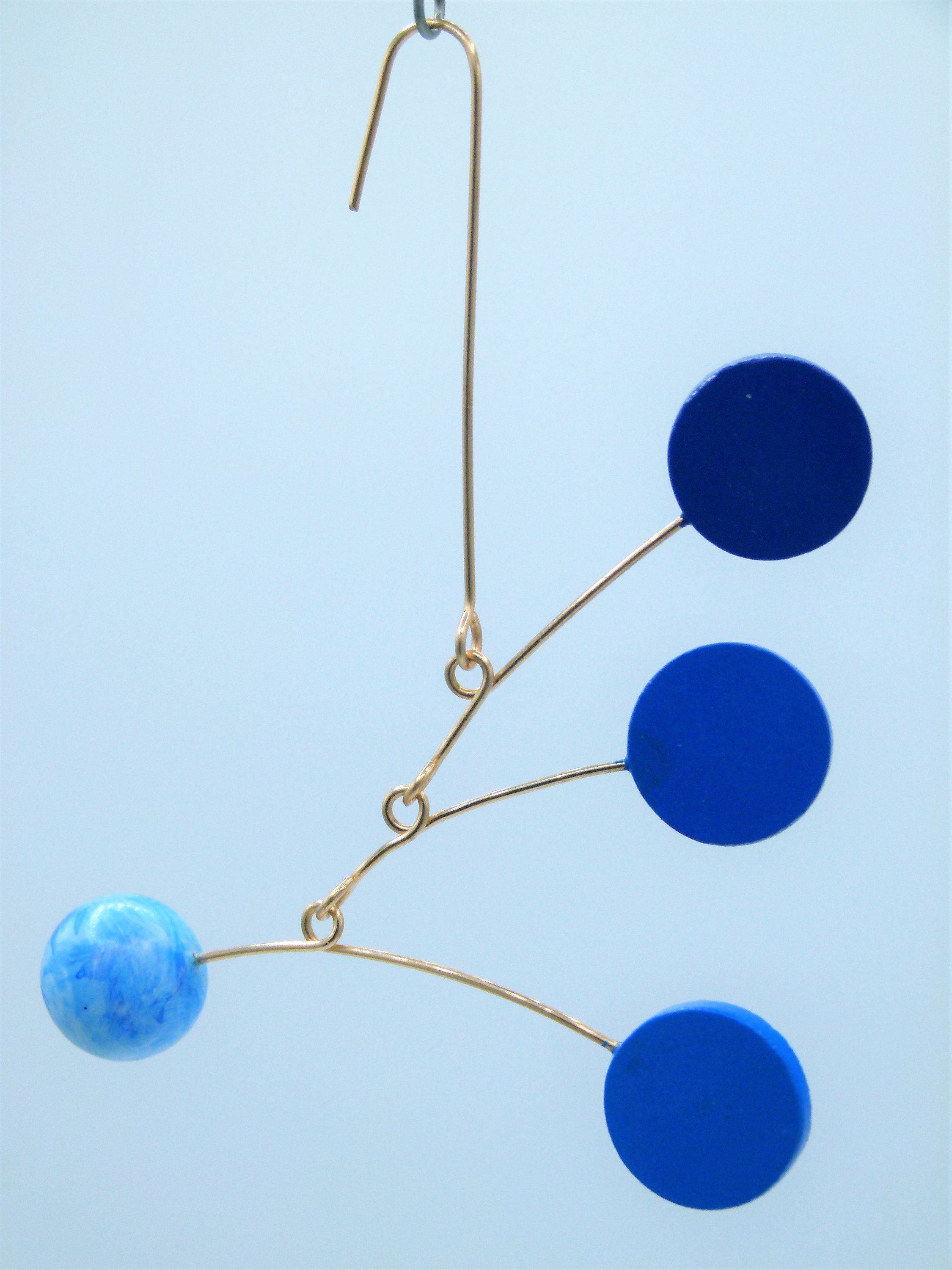 Blue Comet Minimobile Ornament Etsy