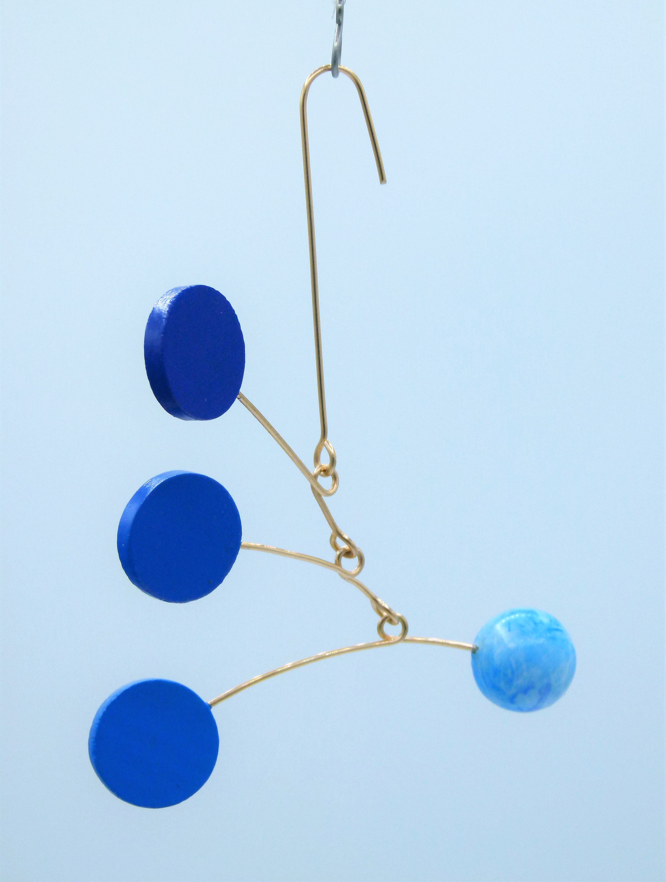 Blue Comet Minimobile Ornament Etsy