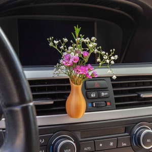 Cardening Car Vase - Cozy Boho Car Accessory for Women Natural Air Freshener Benefits - Perfect Gift for Vanlife or RV lovers - Kokytus