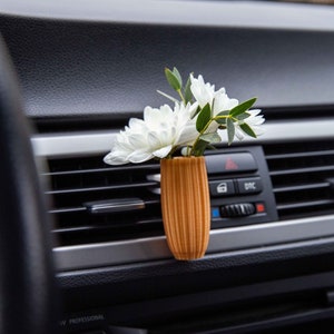 Cardening Car Vase - Cozy Boho Car Accessory for Women Natural Air Freshener Benefits - Perfect Gift for Vanlife or RV lovers - Ascalaphus