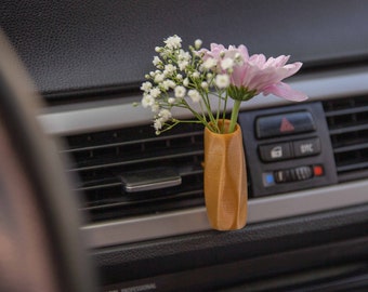 Cardening Car Vase - Cozy Boho Car Accessory for Women Natural Air Freshener Benefits - Perfect Gift for Vanlife or RV lovers - Artemis