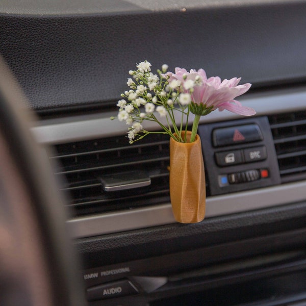 Cardening Car Vase - Cozy Boho Car Accessory for Women Natural Air Freshener Benefits - Perfect Gift for Vanlife or RV lovers - Artemis