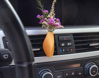 Car Vent Flower Vase Accessory - Cozy Gift for Vanlife or RV lovers - Theia