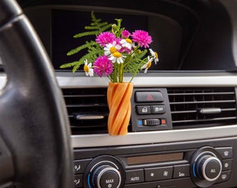Car Vent Flower Vase Accessory - Cozy Gift for Vanlife or RV lovers - Rhea