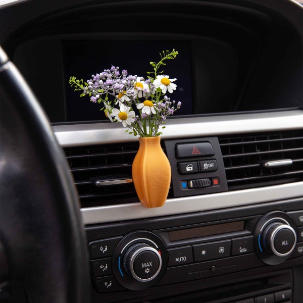 Car Vent Flower Vase Accessory - Cozy Gift for Vanlife or RV lovers - Angelos