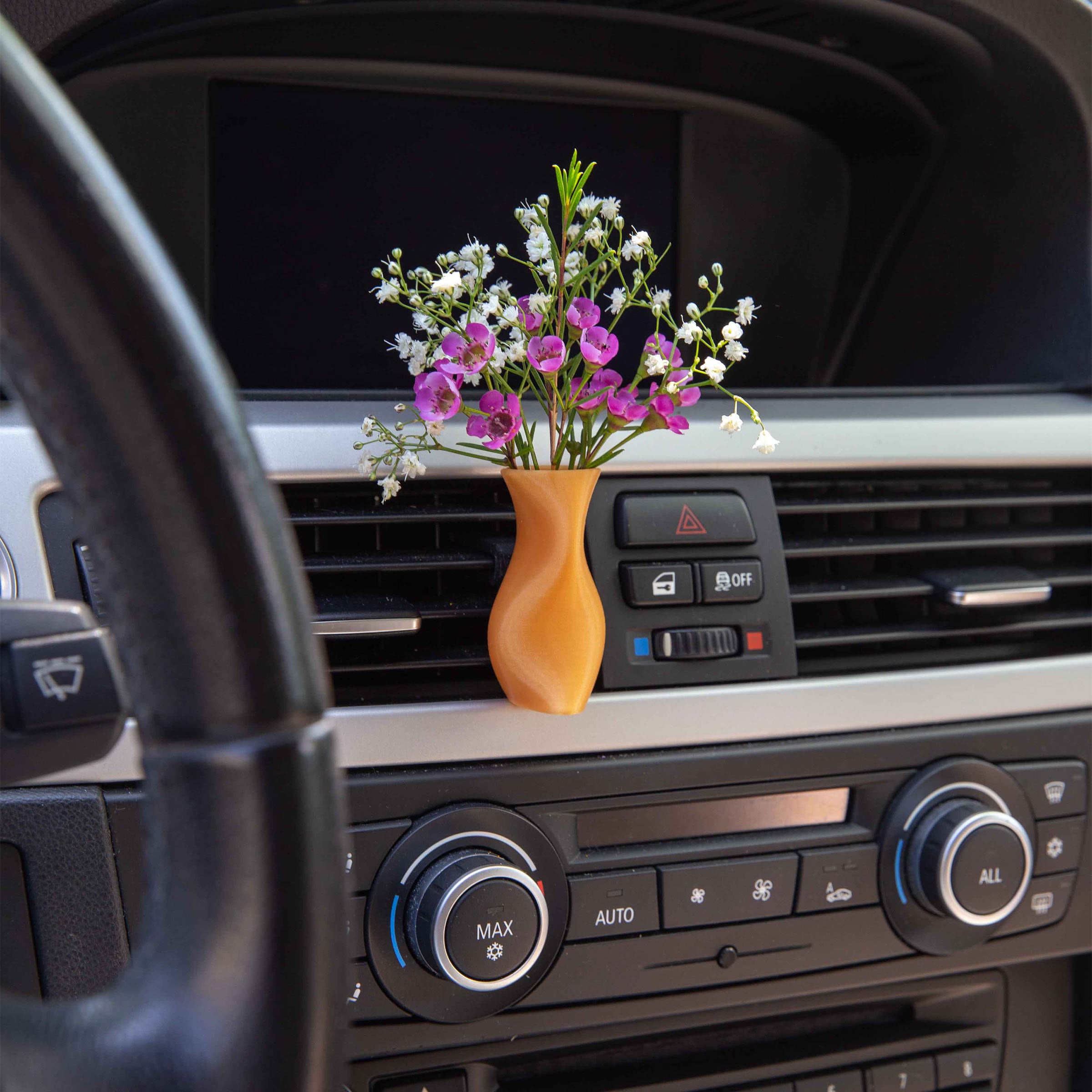 Car Vent Flower Vase Accessory - Cozy Gift for Vanlife or RV
