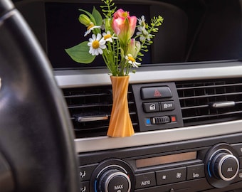 Car Vent Flower Vase Accessory - Cozy Gift for Vanlife or RV