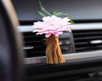 Cardening Car Vase - Cozy Boho Car Accessory for Women Natural Air Freshener Benefits - Perfect Gift for Vanlife or RV lovers - The Ghost