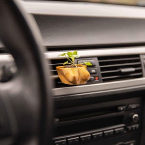 Car Vent Planter Accessory - Cozy Boho Gift for Vanlife or RV lovers - Cup C