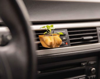 Car Vent Planter Accessory - Cozy Boho Gift for Vanlife or RV lovers - Cup C