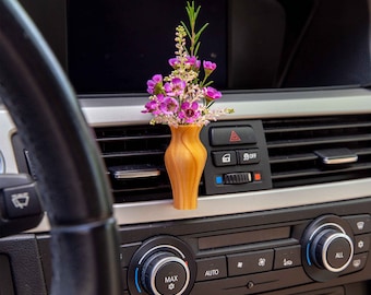 Cardening Car Vase - Cozy Boho Car Accessory for Women Natural Air Freshener Benefits - Perfect Gift for Vanlife or RV lovers - Phanes