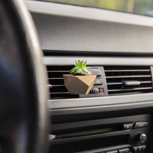 Mini Plant Car Air Freshener, Plant A/C Vent Clip, Cute Car