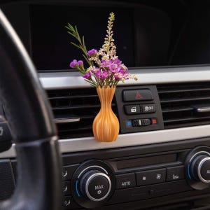Cardening Car Vase - Cozy Boho Car Accessory for Women Natural Air Freshener Benefits - Perfect Gift for Vanlife or RV lovers - Persephone