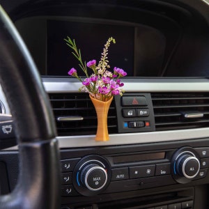 Cardening Car Vase - Cozy Boho Car Accessory for Women Natural Air Freshener Benefits - Perfect Gift for Vanlife or RV lovers - Aphrodite