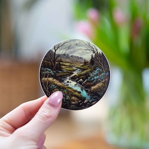 Countryside Creek Sticker - 3x3 Inch // Waterproof & Durable Vinyl Sticker // Useable as Laptop, Bumper Sticker and more!