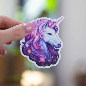 Magical Unicorn Sticker - 3x3 Inch // Waterproof & Durable Vinyl Sticker // Useable as Laptop, Bumper Sticker and more!