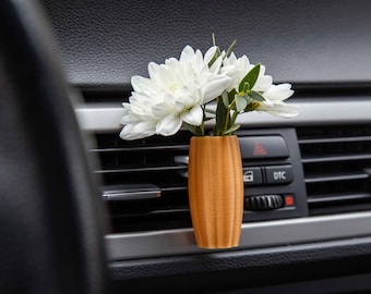Cardening Car Vase - Cozy Boho Car Accessory for Women Natural Air Freshener Benefits - Perfect Gift for Vanlife or RV lovers - Rhadamanthus
