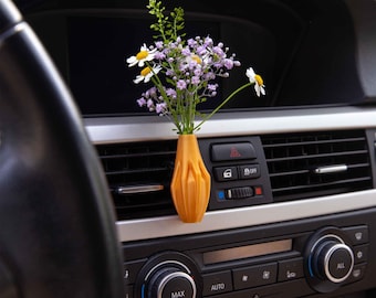 Car Vent Flower Vase Accessory - Cozy Gift for Vanlife or RV lovers - Tartarus