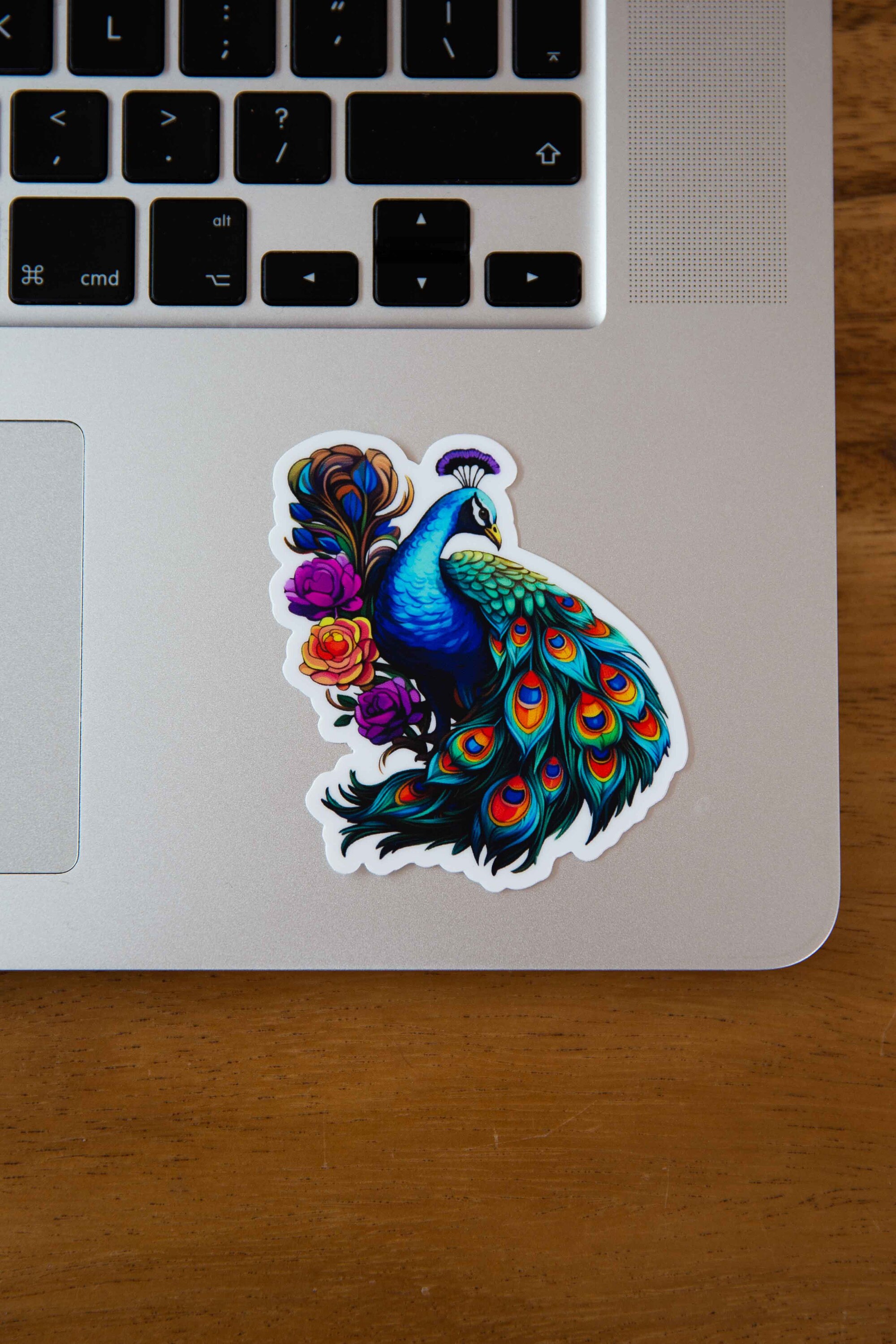 Majestic Peacock Sticker - 3x3 Inch - Waterproof Vinyl Decal - Etsy