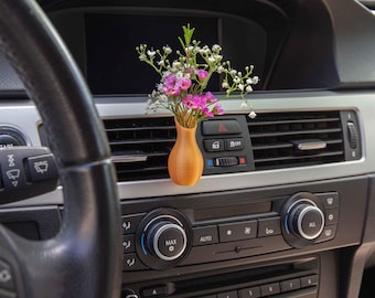 Car Vent Flower Vase Accessory - Cozy Gift for Vanlife or RV lovers - Kokytus
