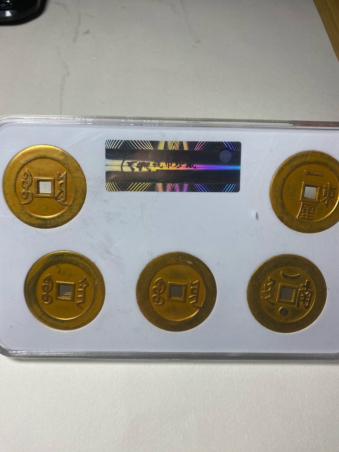 Collection of Ancient Gold-plated Gold Coins Set With Five Seats - Etsy