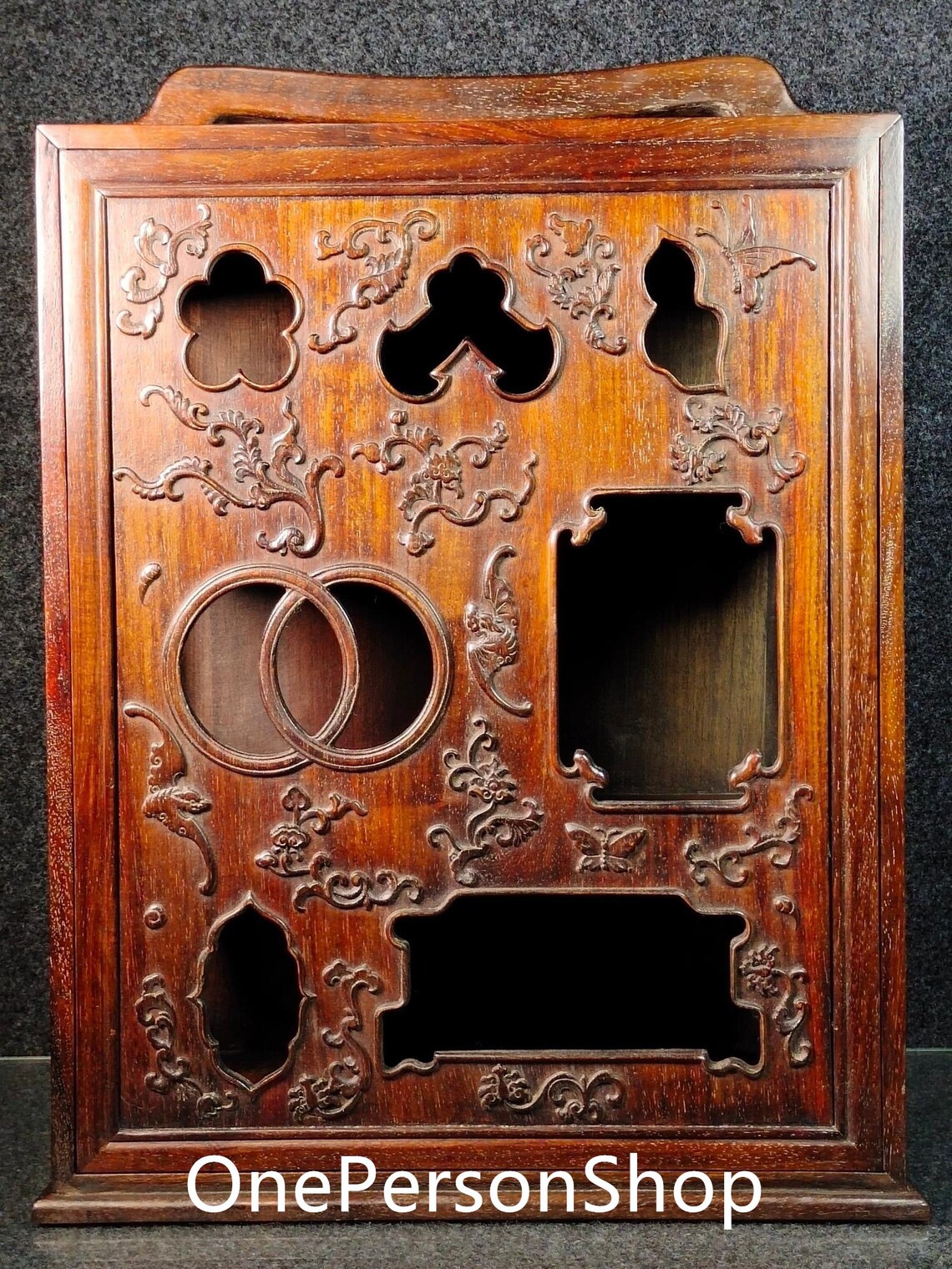 Chinese Antique Collection Handcarved Exquisite Rare Rosewood Etsy