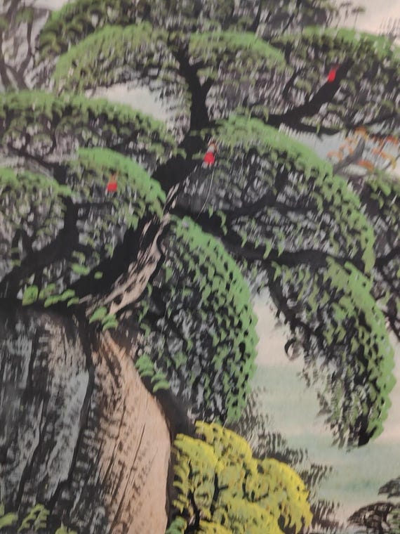中国骨董コレクション No.C3921 精巧で希少な山水画 - Etsy 日本