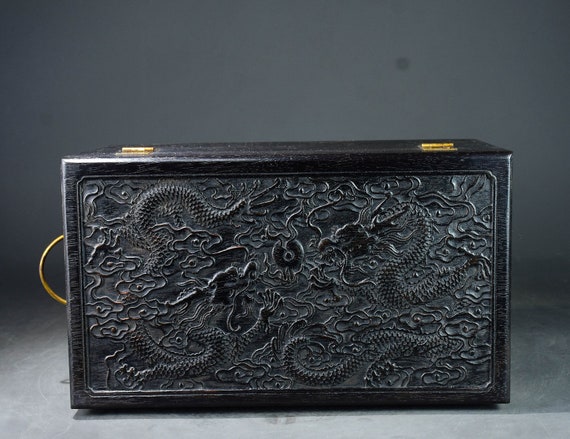 Chinese antique collection exquisite and rare ebo… - image 8