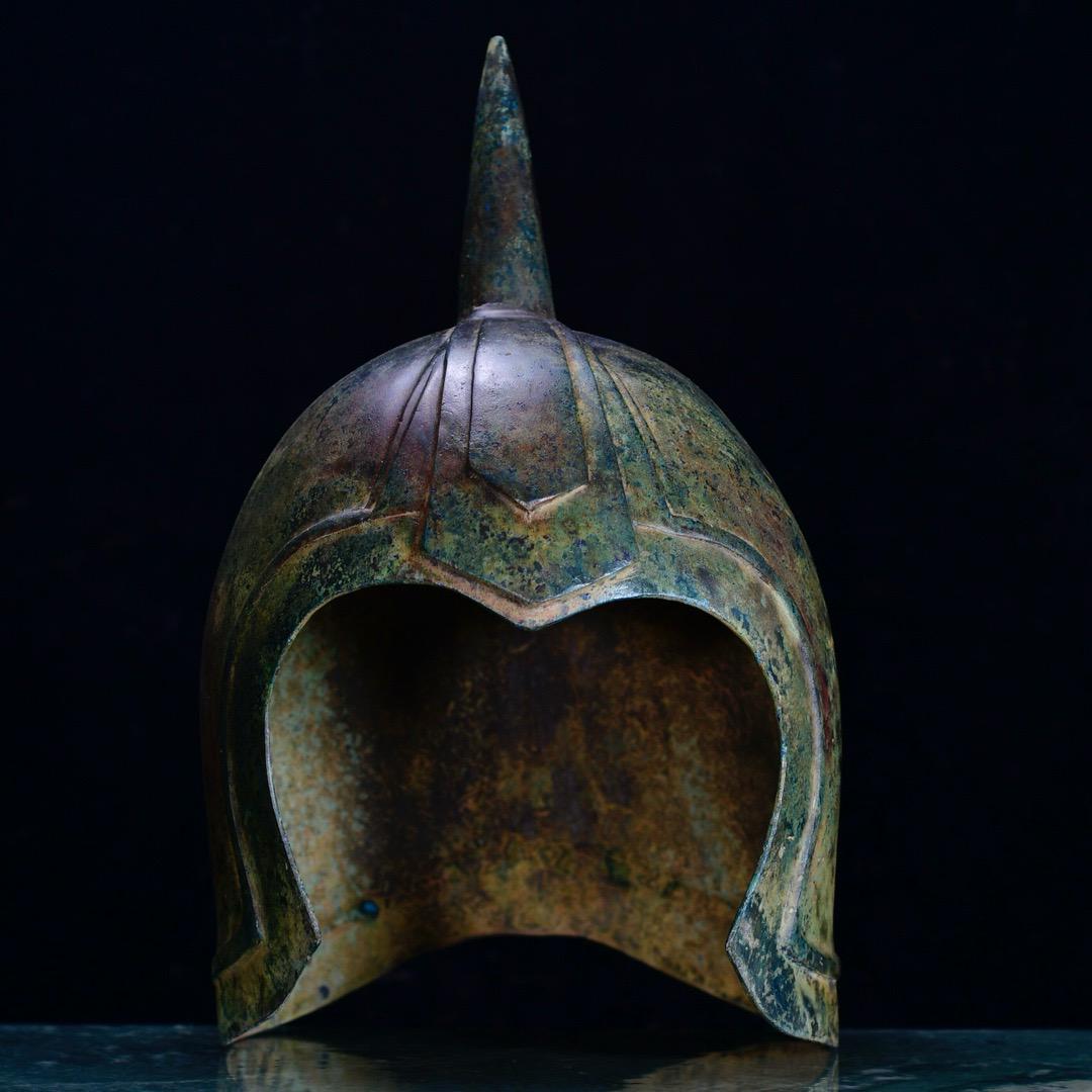 中国のアンティークの純粋な手作りの絶妙な珍しい青銅の軍神の